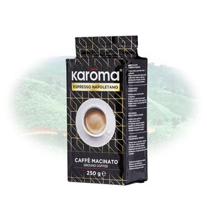 CAFFE KAROMA  -  Espresso Macinato - 250g Ground Coffee