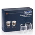DE’LONGHI - Double Wall Cappuccino Glass (set of 6) - Coffee Glass