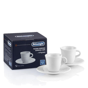 DE’LONGHI - Ceramic Espresso Cups (set of 2) - Coffee Glass