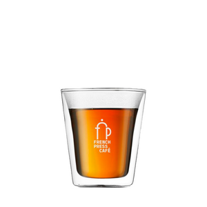 BODUM - CANTEEN Double Wall Glass (set of 2) - Medium - 0.2L - Glass Cup