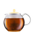 BODUM - ASSAM Tea Press with Glass Handle and Yellow Plastic Lid - 1L - Tea Press