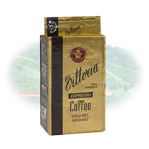 VITTORIA - Espresso - 200g Ground Coffee