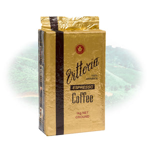 VITTORIA - Espresso - 1Kg Ground Coffee