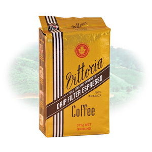 VITTORIA - Espresso - 375g Ground Coffee